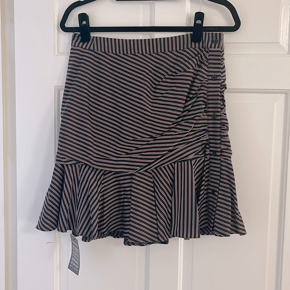 NWT Veronica Beard Striped Skirt